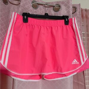 Adidas Women's Bright Pink Athletic Shorts